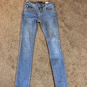 SIZE 26 TRUE RELIGION STELLA LOW RISE JEANS